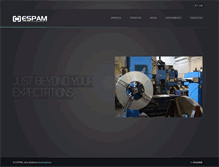 Tablet Screenshot of espam.pt